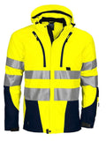 Projob Herren Warnschutzjacke aus funktionellem Softshell, EN ISO 20471 Klasse 3/2