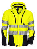 Projob Herren Warnschutzjacke aus funktionellem Softshell, EN ISO 20471 Klasse 3/2 - WERBE-WELT.SHOP