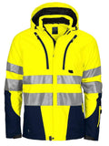 Projob Herren Warnschutz Jacke, 3-lagig aus Softshell, EN ISO 20471 Klasse 3/2 - WERBE-WELT.SHOP