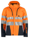 Projob Herren Softshell Jacke Funktionell EN ISO 20471 Klasse 3/2 XS-4XL